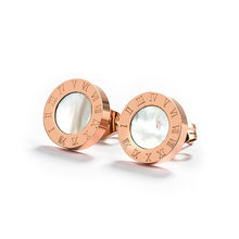 Load image into Gallery viewer, Korean Simple Statement Earrings Stainless Steel Stud Earrings For Women