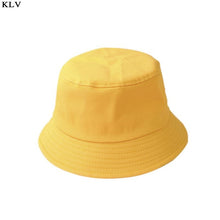 Load image into Gallery viewer, Korean Adult Kids Summer Foldable Bucket Hat Solid Color Hip Hop