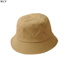 Load image into Gallery viewer, Korean Adult Kids Summer Foldable Bucket Hat Solid Color Hip Hop