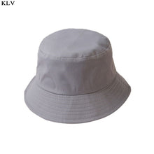 Load image into Gallery viewer, Korean Adult Kids Summer Foldable Bucket Hat Solid Color Hip Hop