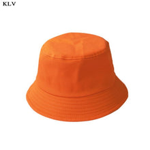 Load image into Gallery viewer, Korean Adult Kids Summer Foldable Bucket Hat Solid Color Hip Hop