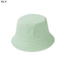Load image into Gallery viewer, Korean Adult Kids Summer Foldable Bucket Hat Solid Color Hip Hop