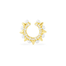 Load image into Gallery viewer, Punk Rock Gold Color Clip Earrings No Piercing Trendy