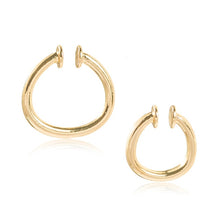 Load image into Gallery viewer, Punk Rock Gold Color Clip Earrings No Piercing Trendy