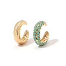 Load image into Gallery viewer, Punk Rock Gold Color Clip Earrings No Piercing Trendy