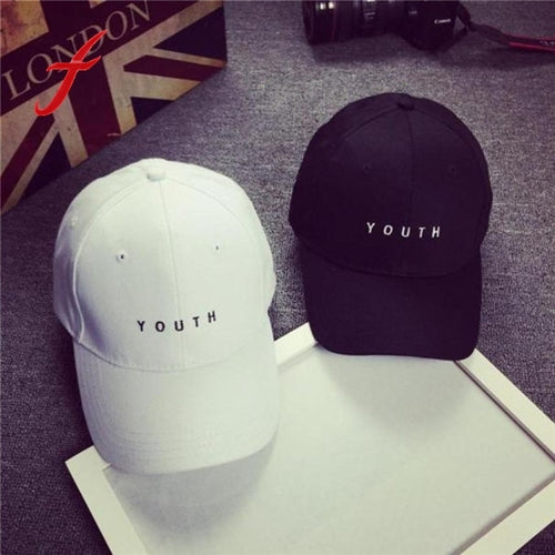 Caps Youth Letter Print Unisex