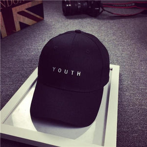 Caps Youth Letter Print Unisex