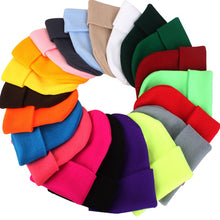 Load image into Gallery viewer, Winter Hats for Woman New Beanies Knitted Solid Cute