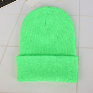 Winter Hats for Woman New Beanies Knitted Solid Cute