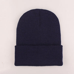 Winter Hats for Woman New Beanies Knitted Solid Cute