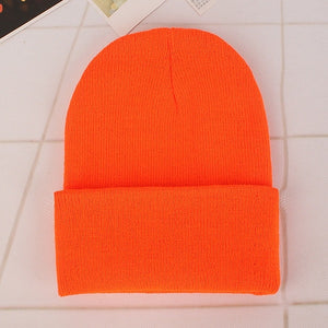 Winter Hats for Woman New Beanies Knitted Solid Cute