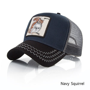 Evrfelan Fashion Animals Embroidery Baseball Caps