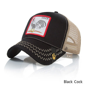 Evrfelan Fashion Animals Embroidery Baseball Caps