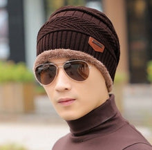 Load image into Gallery viewer, Neck warmer knitted Hat