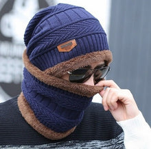 Load image into Gallery viewer, Neck warmer knitted Hat