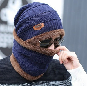 Neck warmer knitted Hat