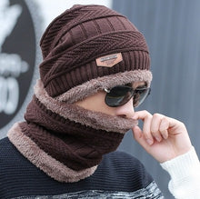 Load image into Gallery viewer, Neck warmer knitted Hat