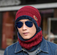Load image into Gallery viewer, Neck warmer knitted Hat