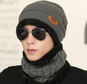 Neck warmer knitted Hat