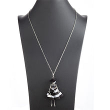 Load image into Gallery viewer, Black Hat Doll Necklaces Silver