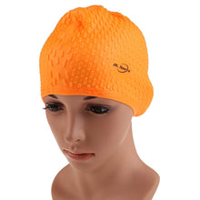 Load image into Gallery viewer, Silicone Waterproof Swimming Caps Protect Ears Long Hair